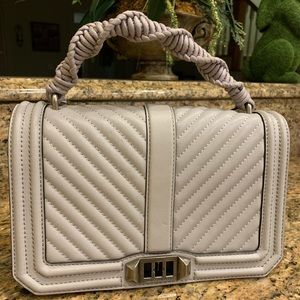 Rebecca Minkoff Chevron Quilted Love Crossbody